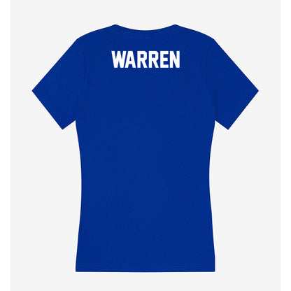 Boise State - NCAA Men's Track & Field : DJ Warren - Women's V-Neck T-Shirt-1