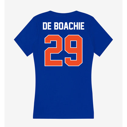 Boise State - NCAA Football : Arthur de Boachie - Women's V-Neck T-Shirt-1