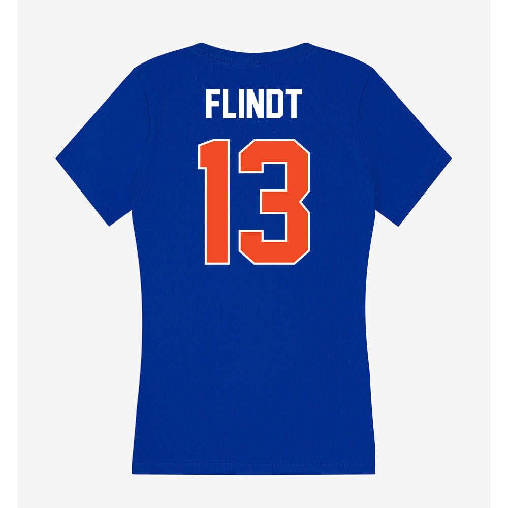 Boise State - NCAA Softball : Alyssa Flindt - Women's V-Neck T-Shirt-1