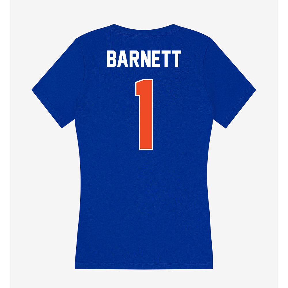 Boise State - NCAA Beach Volleyball : Susannah Barnett - Women's V-Neck T-Shirt-1