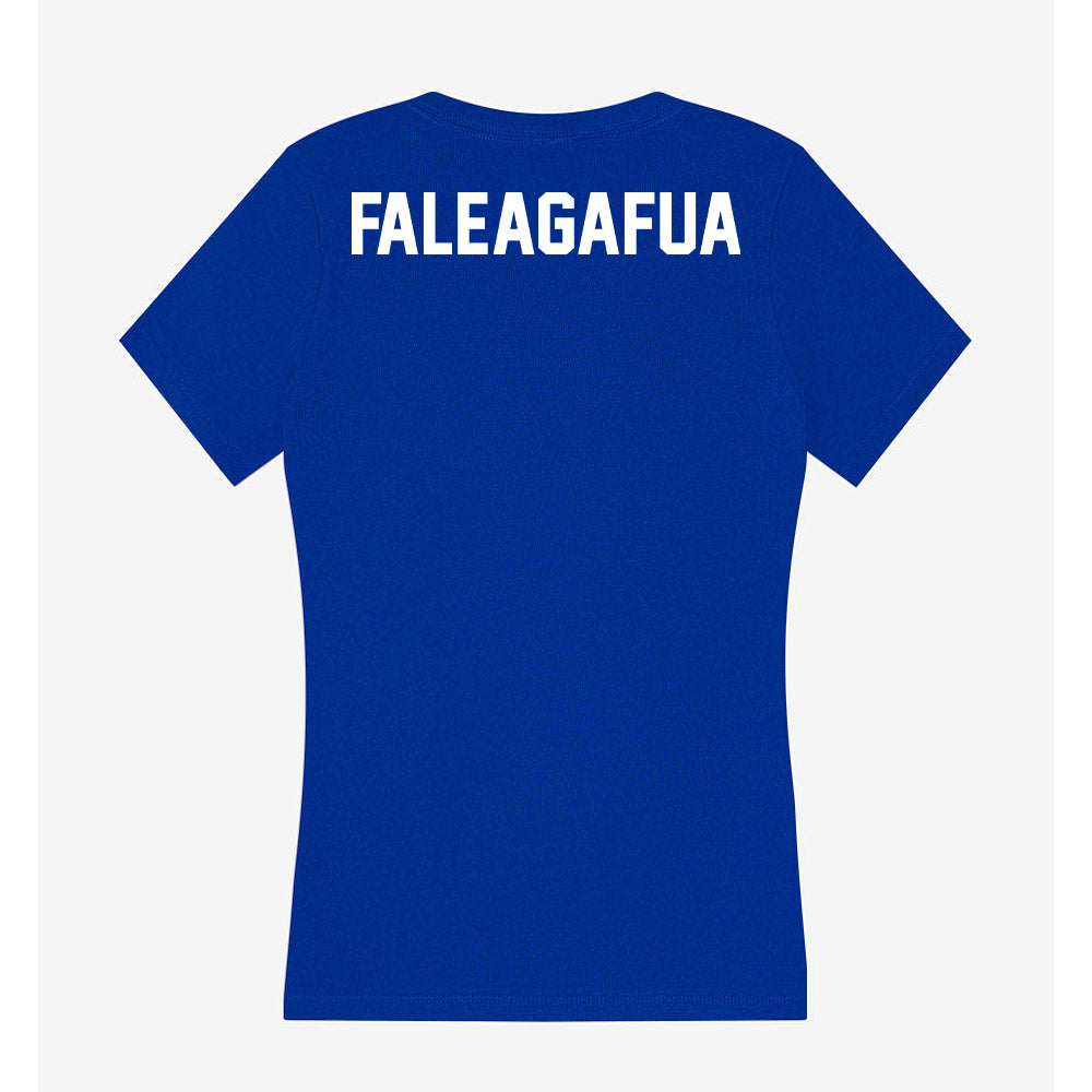 Boise State - NCAA Football : Sua Faleagafua - Women's V-Neck T-Shirt-1