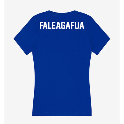 Boise State - NCAA Football : Sua Faleagafua - Women's V-Neck T-Shirt-1