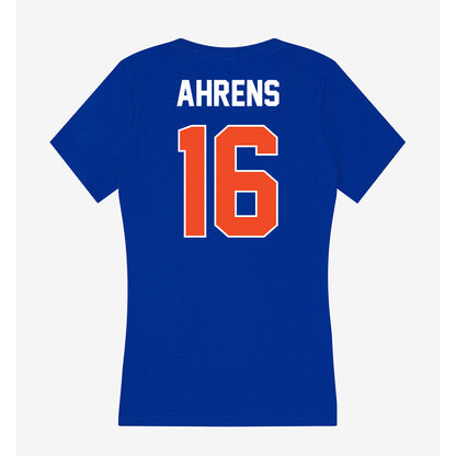 Boise State - NCAA Men's Basketball : Spencer Ahrens - Women's V-Neck T-Shirt-1