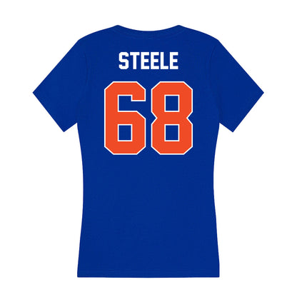 Boise State - NCAA Football : Jake Steele - Women's V-Neck T-Shirt-1
