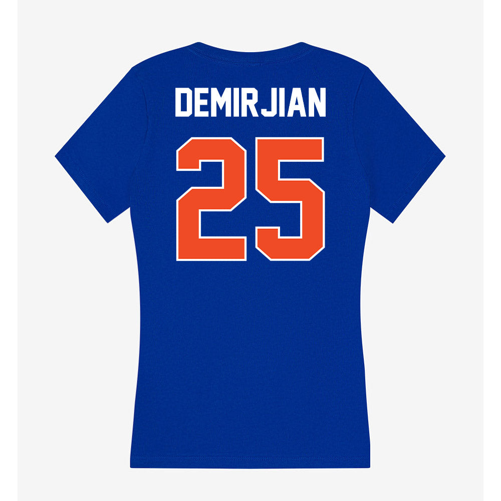 Boise State - NCAA Beach Volleyball : Keira Demirjian - Women's V-Neck T-Shirt-1