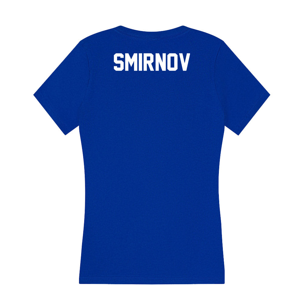 Boise State - NCAA Women's Gymnastics : Victoria Smirnov - Women's V-Neck T-Shirt-1