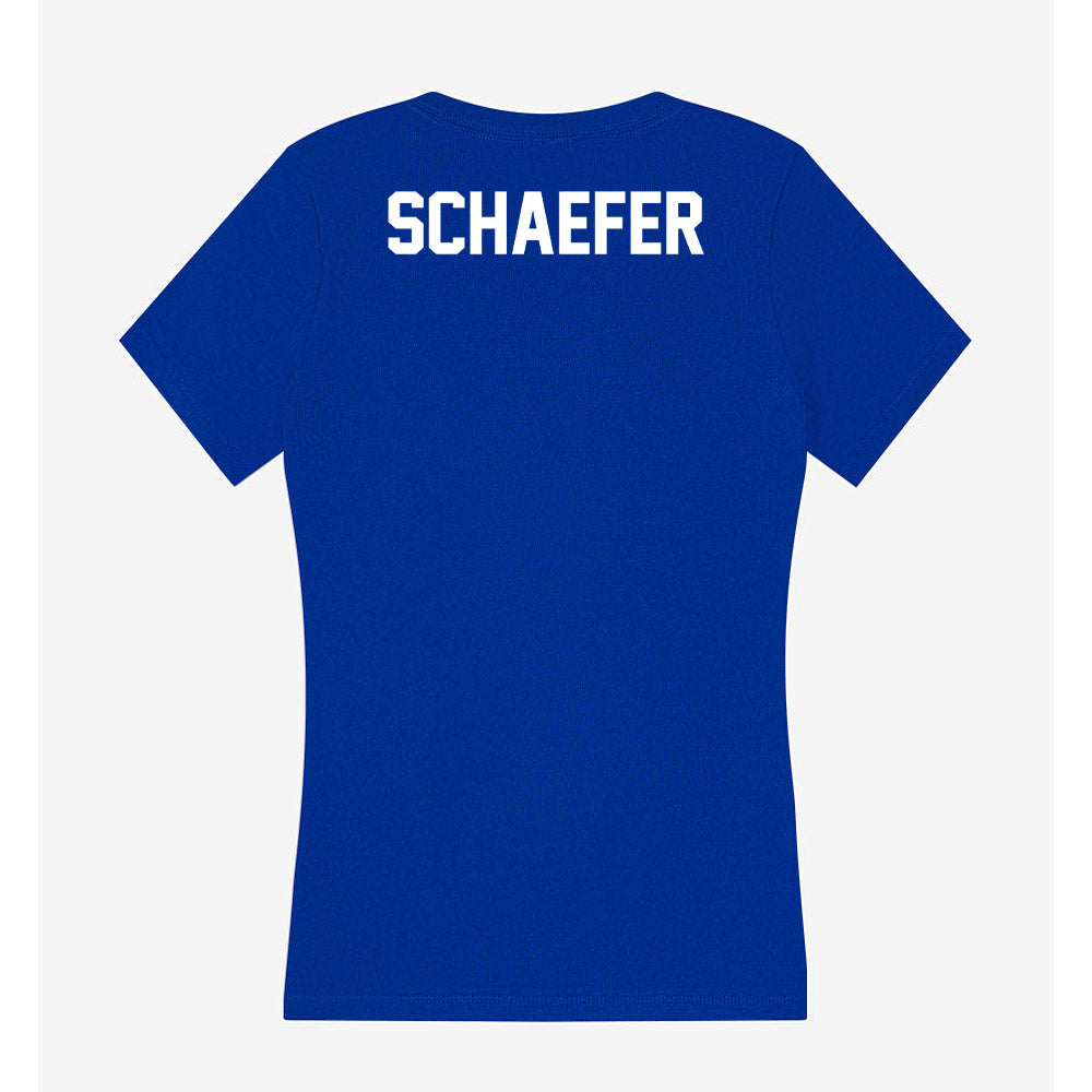 Boise State - NCAA Women's Tennis : Paula Schaefer - Women's V-Neck T-Shirt-1