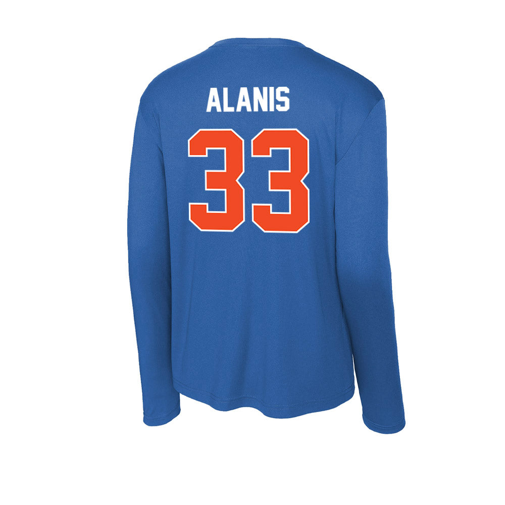 Boise State - NCAA Football : Josiah Alanis - Activewear Long Sleeve T-Shirt-1