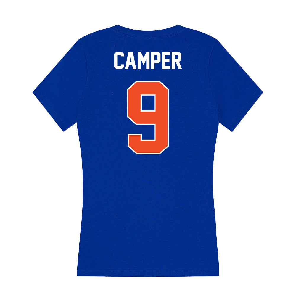 Boise State - NCAA Football : Cameron Camper - Women's V-Neck T-Shirt-1