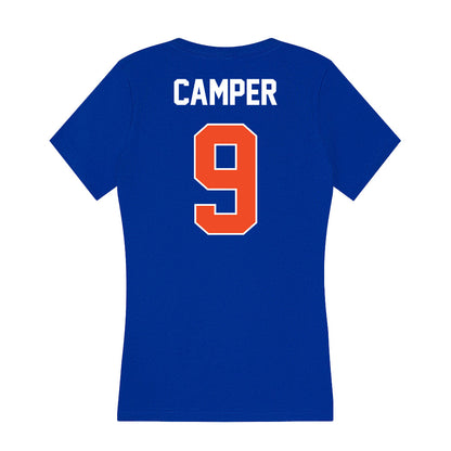 Boise State - NCAA Football : Cameron Camper - Women's V-Neck T-Shirt-1