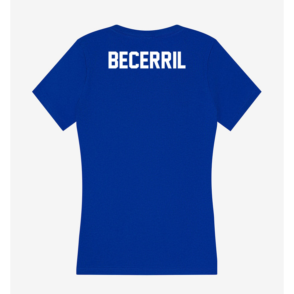 Boise State - NCAA Women's Golf : Eva Becerril - Women's V-Neck T-Shirt-1
