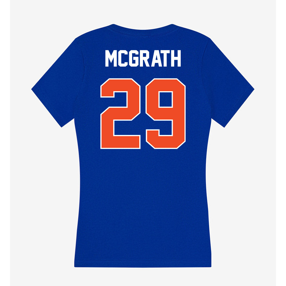 Boise State - NCAA Women's Soccer : Anna McGrath - Women's V-Neck T-Shirt-1