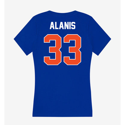 Boise State - NCAA Football : Josiah Alanis - Women's V-Neck T-Shirt-1