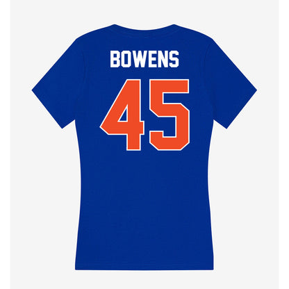 Boise State - NCAA Football : Markell Bowens - Women's V-Neck T-Shirt-1