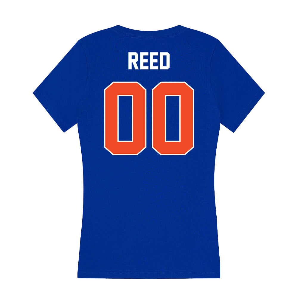 Boise State - NCAA Football : Markel Reed - Women's V-Neck T-Shirt-1