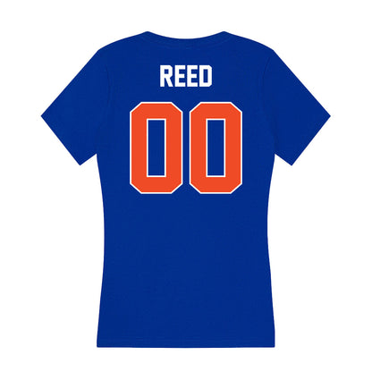 Boise State - NCAA Football : Markel Reed - Women's V-Neck T-Shirt-1