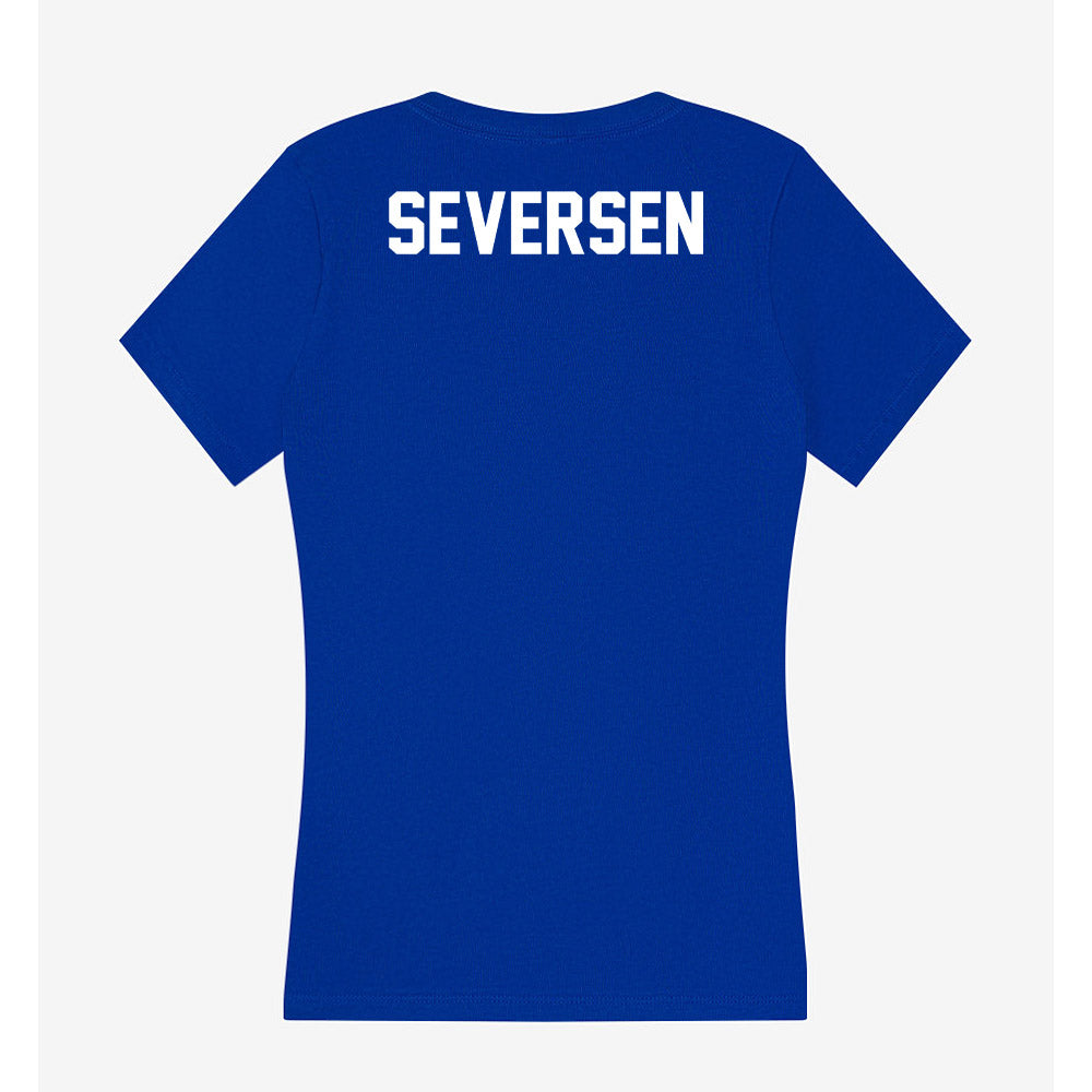 Boise State - NCAA Men's Tennis : Michael Seversen - Women's V-Neck T-Shirt-1