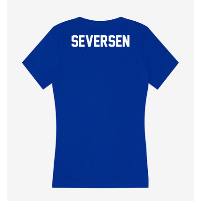 Boise State - NCAA Men's Tennis : Michael Seversen - Women's V-Neck T-Shirt-1