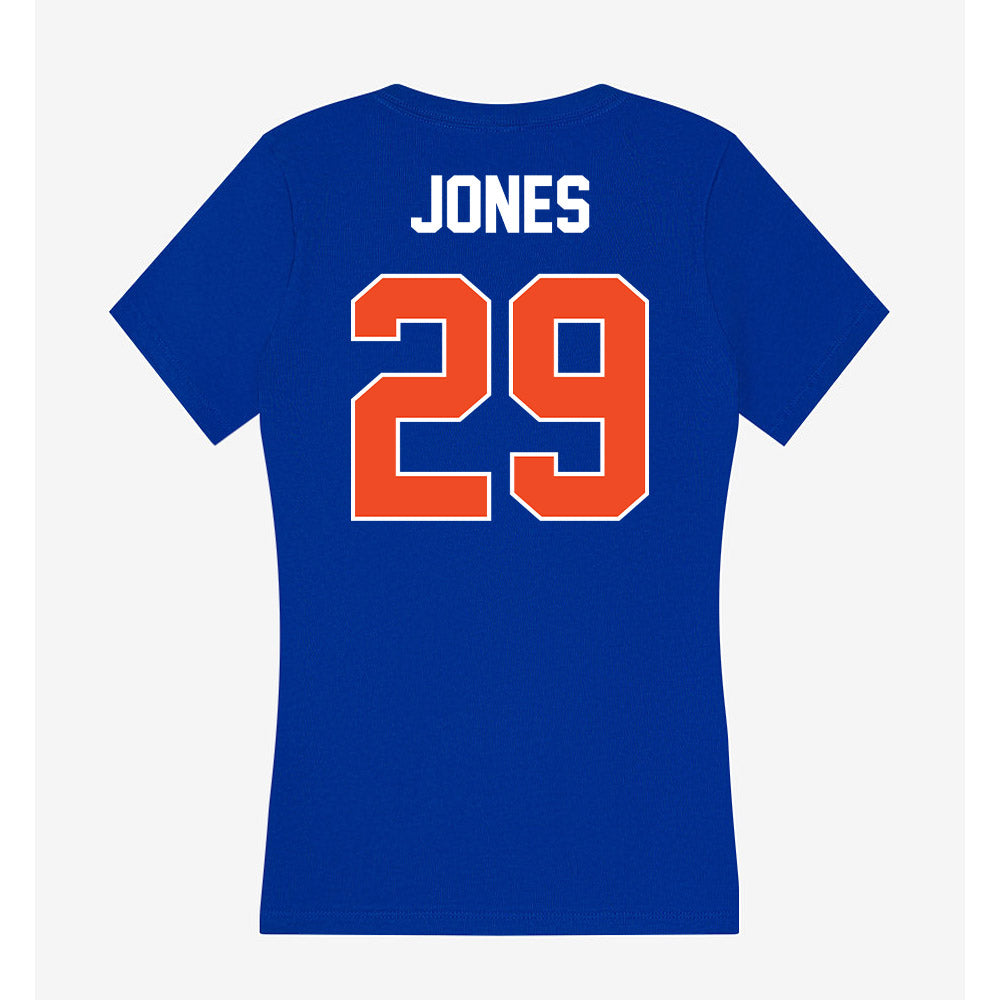 Boise State - NCAA Football : AJ Jones - Women's V-Neck T-Shirt-1