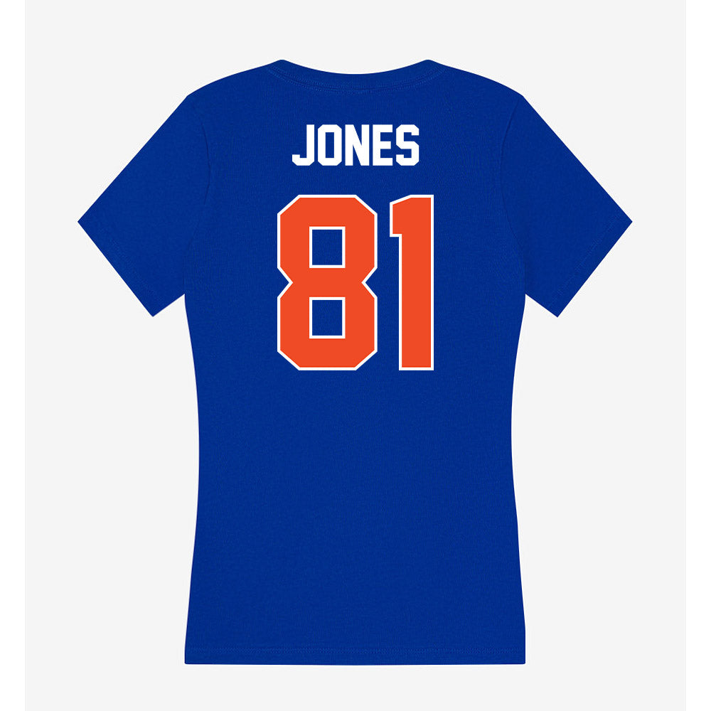 Boise State - NCAA Football : Kamryn Jones - Women's V-Neck T-Shirt-1