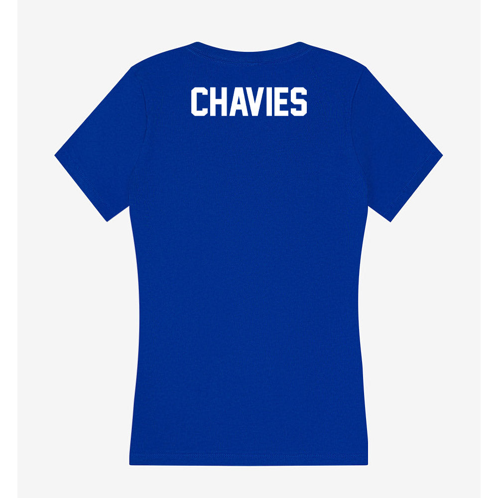 Boise State - NCAA Football : Keilan Chavies - Women's V-Neck T-Shirt-1