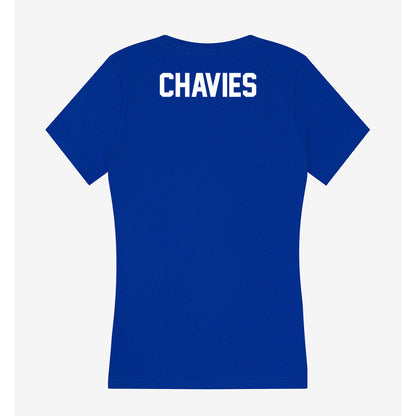 Boise State - NCAA Football : Keilan Chavies - Women's V-Neck T-Shirt-1