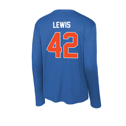 Boise State - NCAA Football : Zyhaire Lewis - Activewear Long Sleeve T-Shirt-1