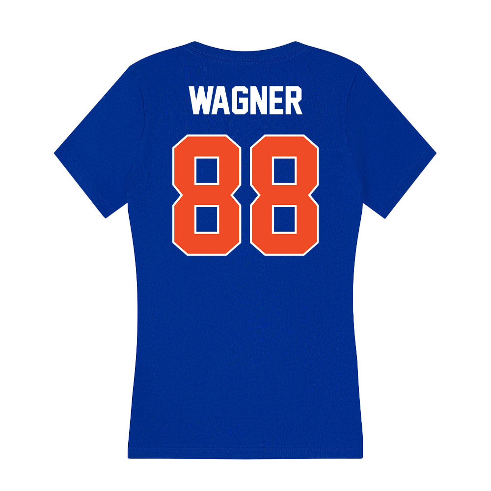 Boise State - NCAA Football : Matt Wagner - Women's V-Neck T-Shirt-1