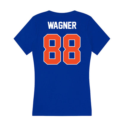 Boise State - NCAA Football : Matt Wagner - Women's V-Neck T-Shirt-1