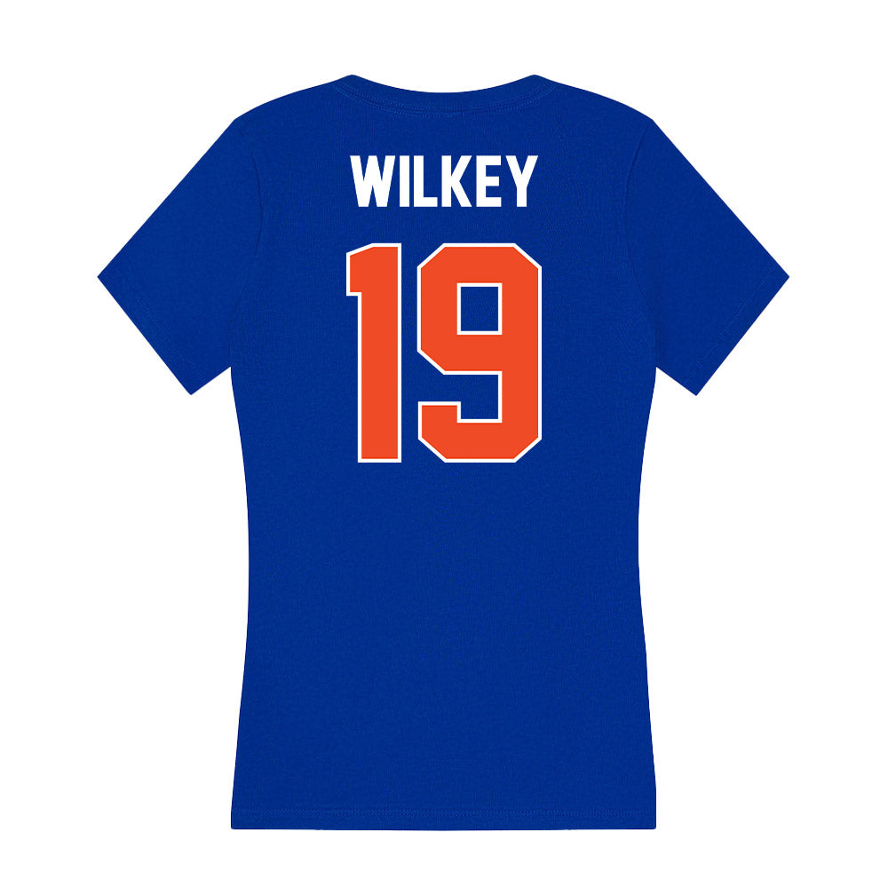 Boise State - NCAA Football : Troy Wilkey - Women's V-Neck T-Shirt-1