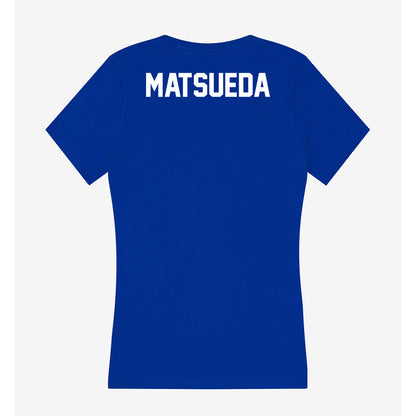 Boise State - NCAA Women's Golf : Teal Matsueda - Women's V-Neck T-Shirt-1