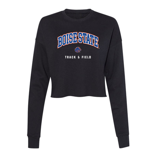 Boise State - NCAA Women's Track & Field : McKenna Murphy - Women's Cropped Crew Fleece-0