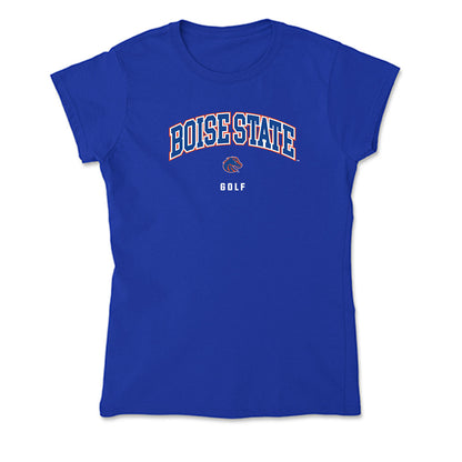 Boise State - NCAA Men's Golf : Harry Thomas - Soft Style Women’s T-Shirt-0