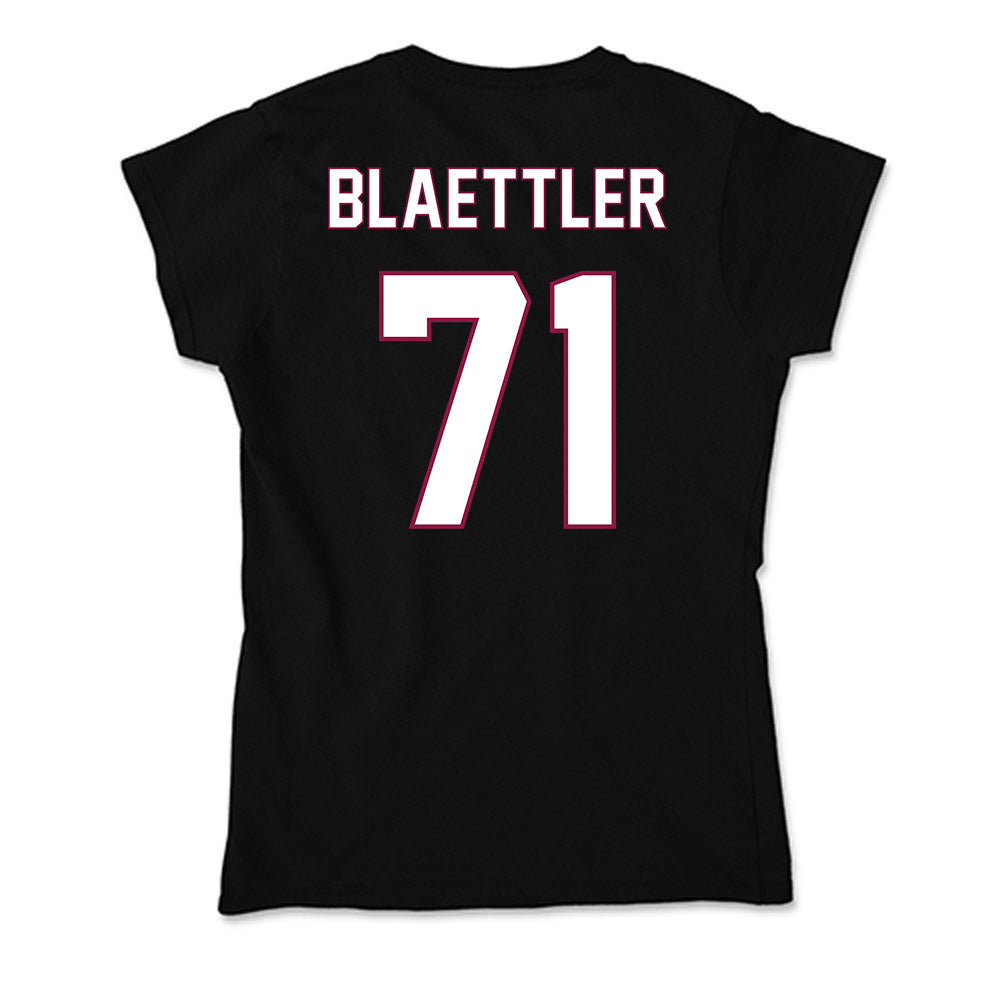 NMSU - NCAA Football : Evan Blaettler - Soft Style Women’s T-Shirt-1