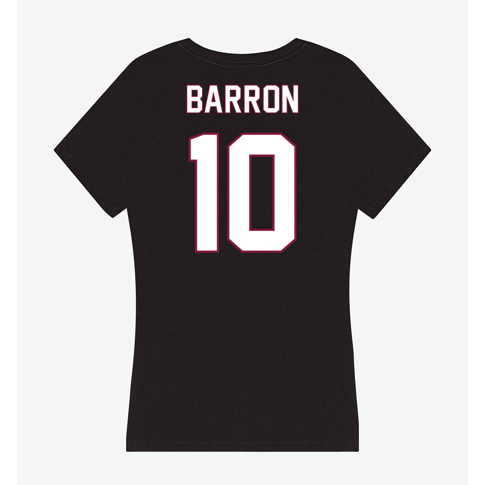 NMSU - NCAA Football : Chance Barron - Women's V-Neck T-Shirt-1