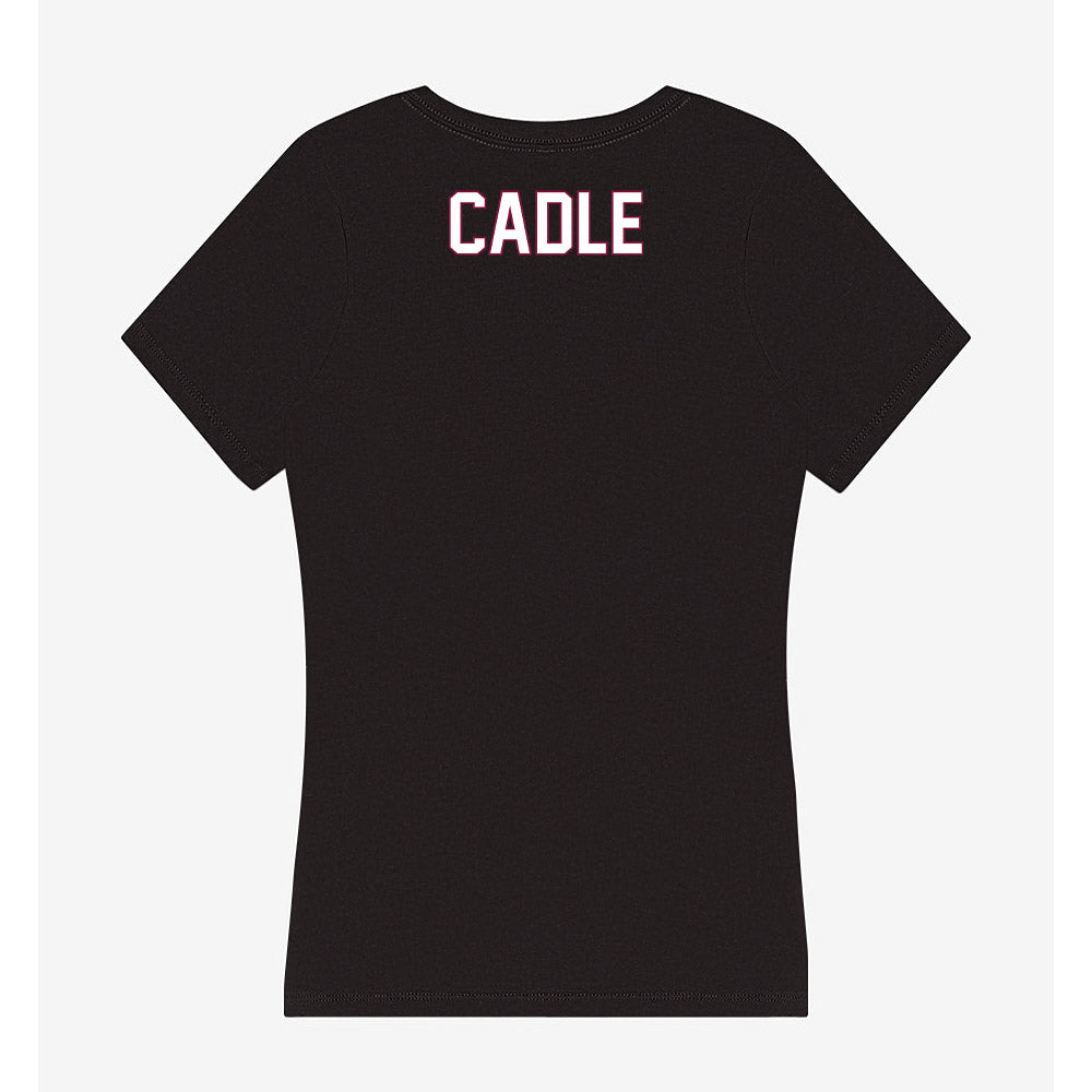 NMSU - NCAA Women's Track & Field : Kamryn Cadle - Women's V-Neck T-Shirt-1