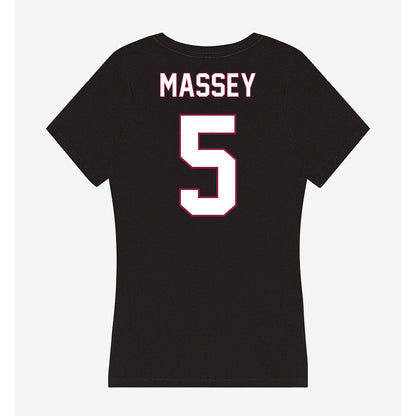NMSU - NCAA Baseball : Noah Massey - Women's V-Neck T-Shirt-1