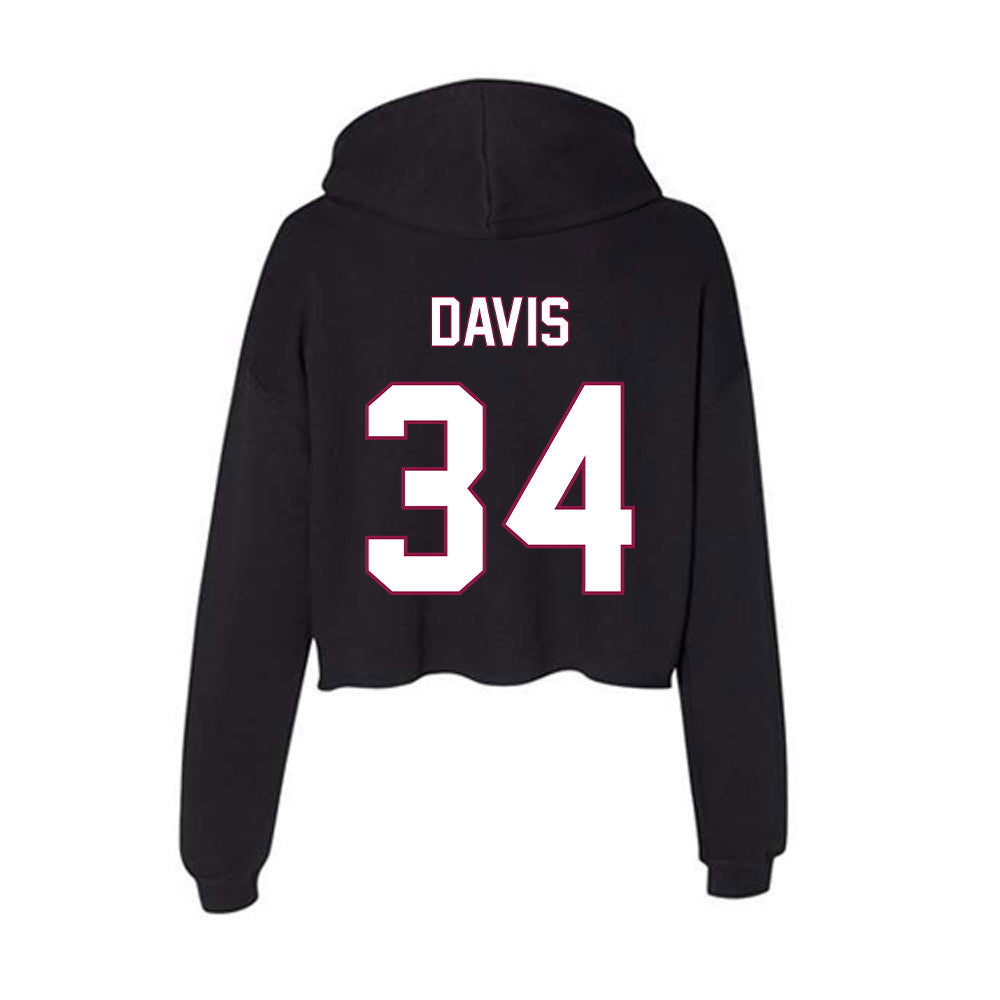 NMSU - NCAA Football : Zaiden Davis - Women's Crop Fleece Hoodie-1