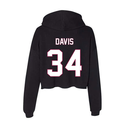 NMSU - NCAA Football : Zaiden Davis - Women's Crop Fleece Hoodie-1