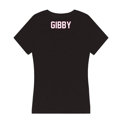 NMSU - NCAA Men's Cross Country : Andrew Gibby - Women's V-Neck T-Shirt-1