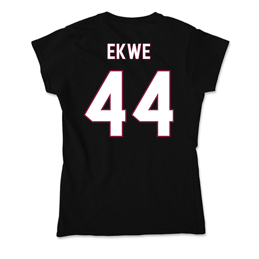 NMSU - NCAA Men's Basketball : Augustine Ekwe - Soft Style Women’s T-Shirt-1
