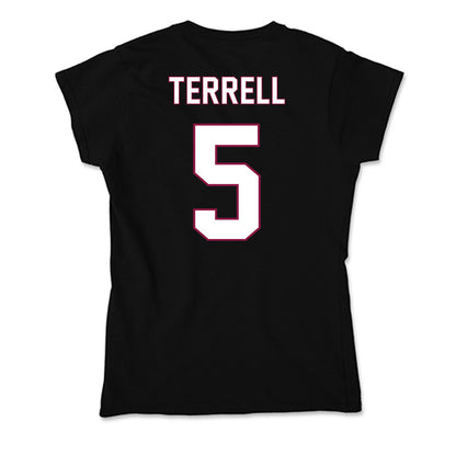 NMSU - NCAA Men's Basketball : Chris Terrell - Soft Style Women’s T-Shirt-1