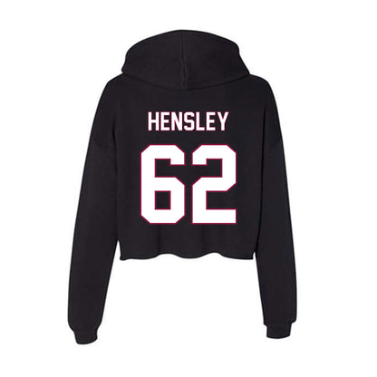 NMSU - NCAA Football : EZRA HENSLEY - Women's Crop Fleece Hoodie-1