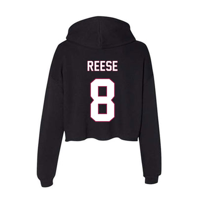 NMSU - NCAA Baseball : Cooper Reese - Women's Crop Fleece Hoodie-1