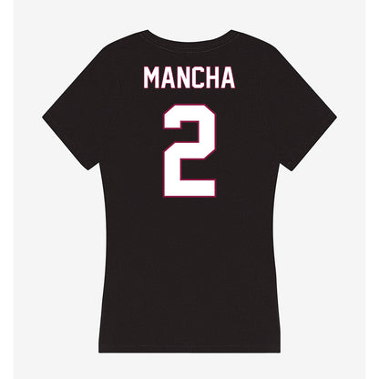 NMSU - NCAA Softball : Jaileen Mancha - Women's V-Neck T-Shirt-1