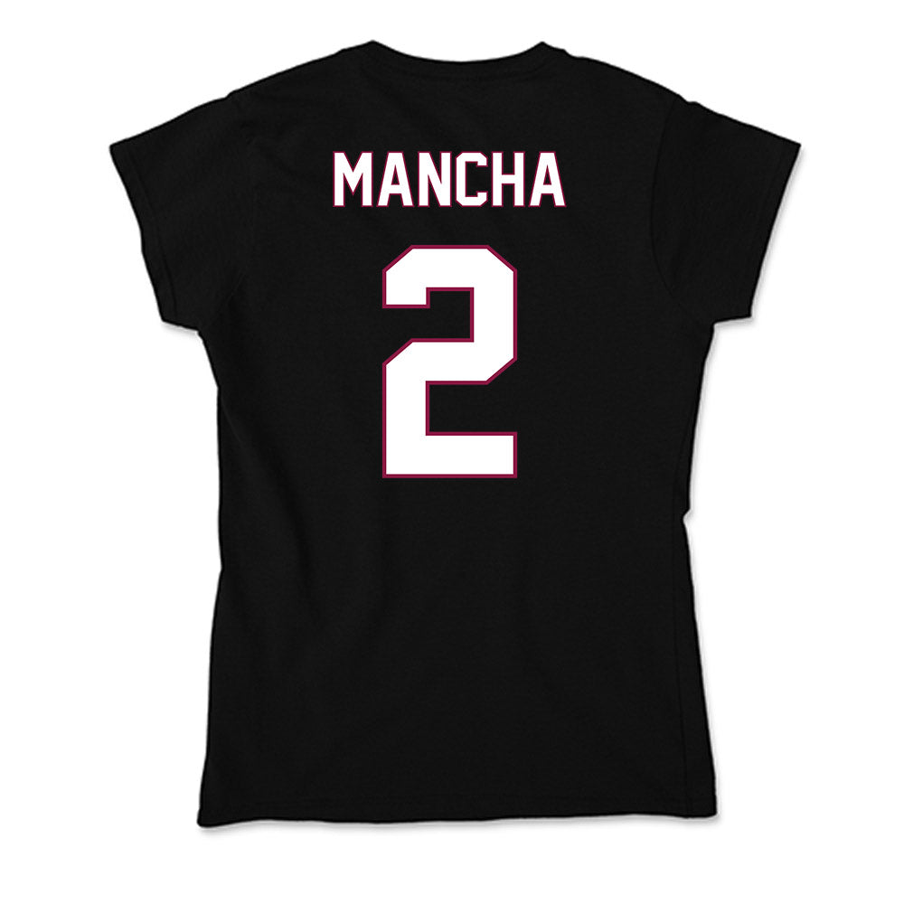 NMSU - NCAA Softball : Jaileen Mancha - Soft Style Women’s T-Shirt-1