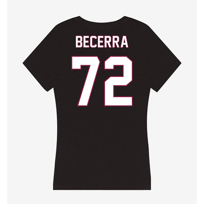 NMSU - NCAA Football : Merrick Becerra - Women's V-Neck T-Shirt-1