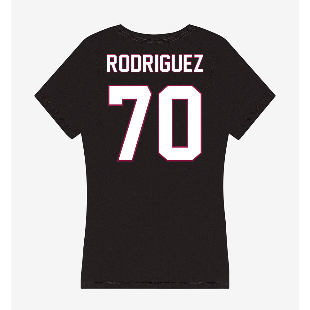 NMSU - NCAA Football : Mateo Rodriguez - Women's V-Neck T-Shirt-1