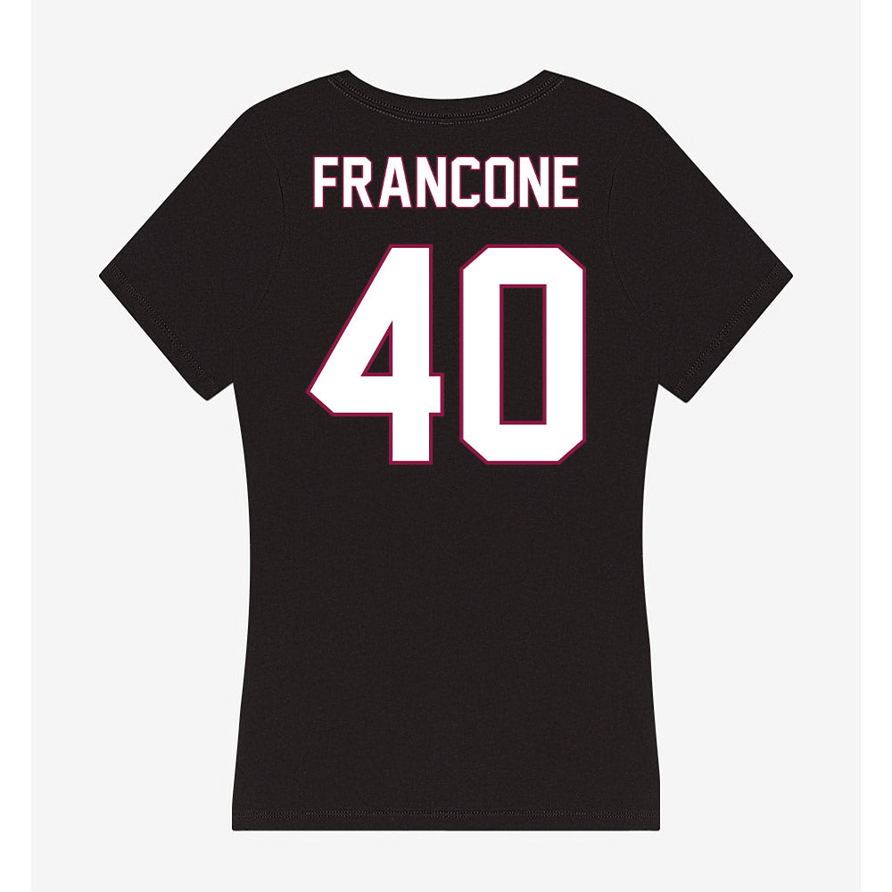 NMSU - NCAA Football : Kyah Francone - Women's V-Neck T-Shirt-1