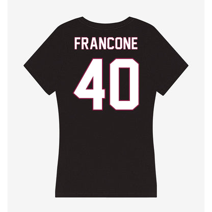 NMSU - NCAA Football : Kyah Francone - Women's V-Neck T-Shirt-1